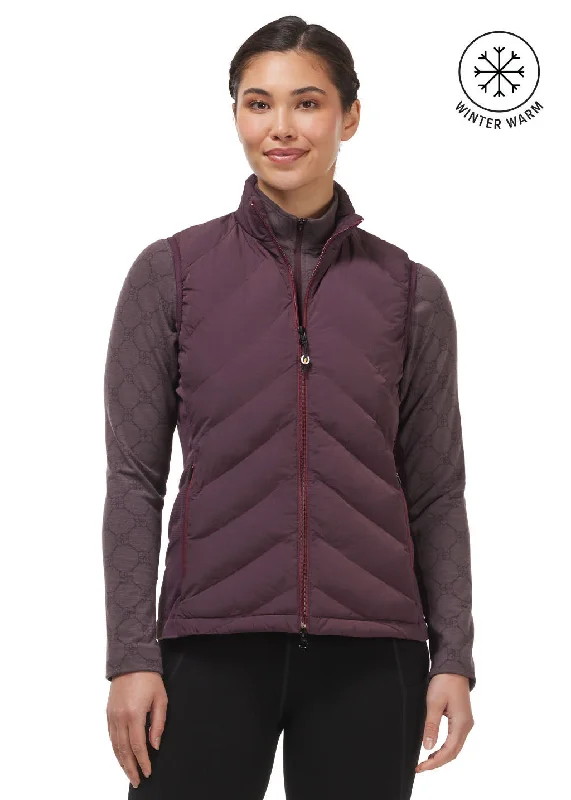 Pajama Jackets for Women-EquiTech Hybrid Quilted Riding Vest