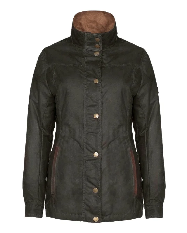 Gym Jackets for Men-Dubarry Mountrath Waxed Jacket