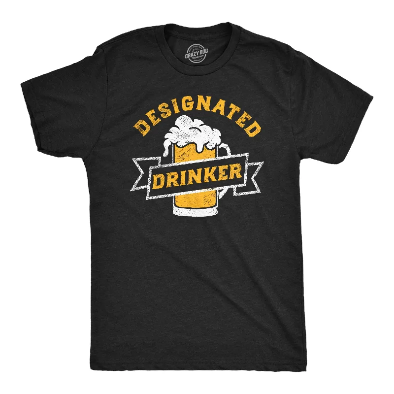 Retro T-Shirt for Men-Designated Drinker Men's T Shirt