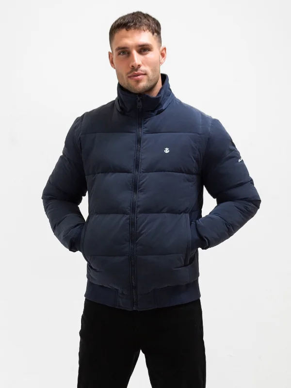 Safety Jackets for Men-Ultimate Puffer Coat - Navy