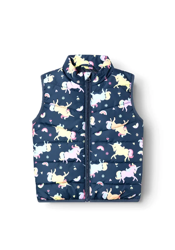 Summer Jackets for Women-Name It Mini Girl My Lane Unicorn Gilet, Big Dipper