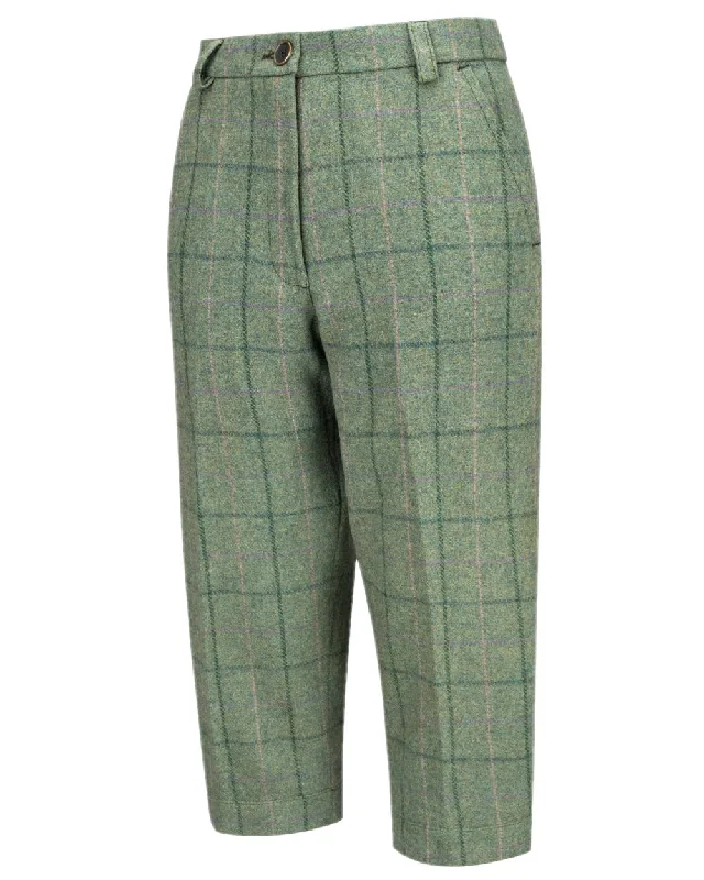 Workout Pants for Women-Hoggs of Fife Roslin Ladies Technical Tweed Breeks