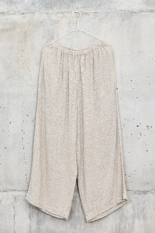 Boho Pants for Women-MUDAH [flow] - culotte 100% raw linen