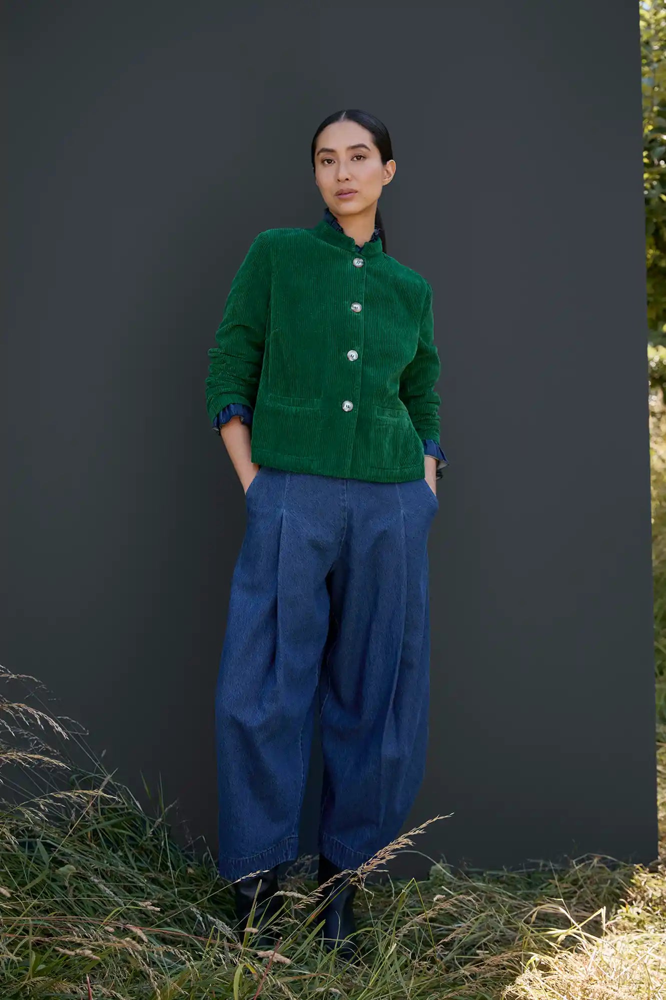 Stage Wear Pants for Women-The Denim Hector Trousers