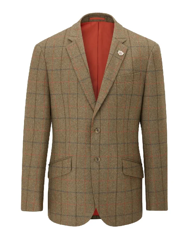 Camouflage Jackets for Men-Alan Paine Combrook Mens Tweed Sports Blazer