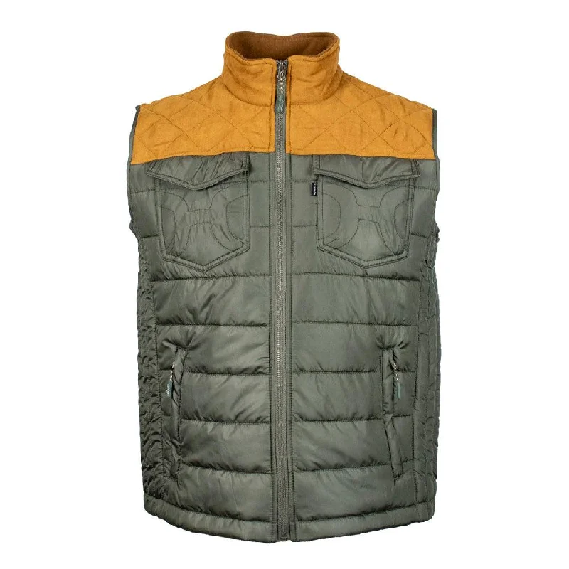 Anniversary Jackets for Women-"Hooey Packable Vest" Green