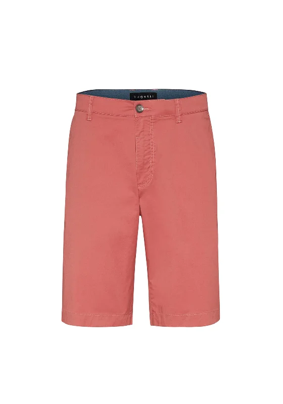 Bugatti Bermuda Shorts, Faded Red