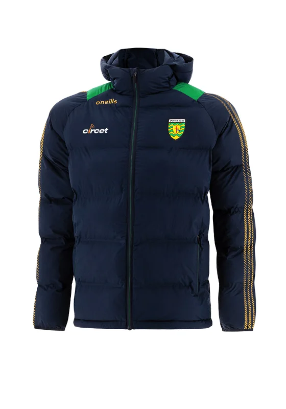 Name Jackets for Men-O’ Neills Kids Donegal GAA Dynamo Hooded Padded Jacket, Navy