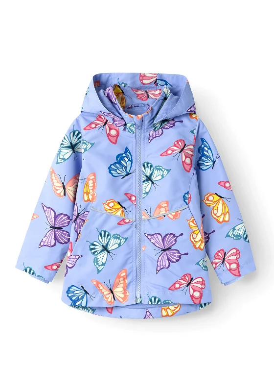 Fall Jackets for Men-Name It Mini Girl Butterfly Air Jacket, Easter Egg