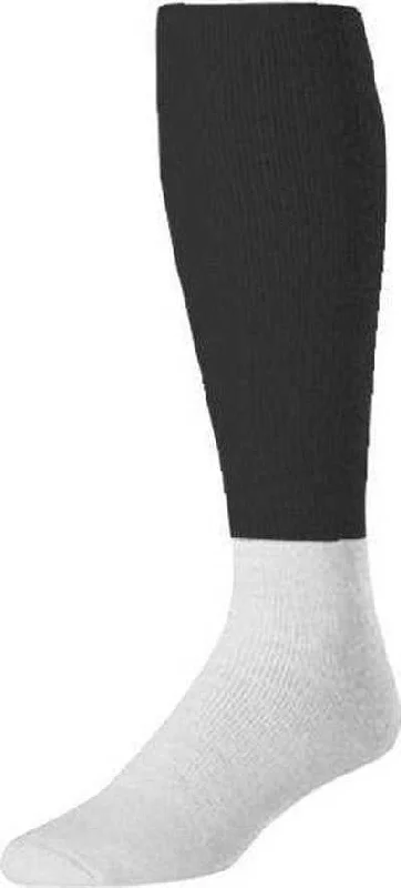 Anime Sock for Women-TCK Pro Colored Top / White Football Socks - Black White