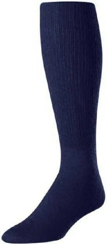 Glow in the Dark Sock-TCK Pro Solid Color Football Socks - Navy