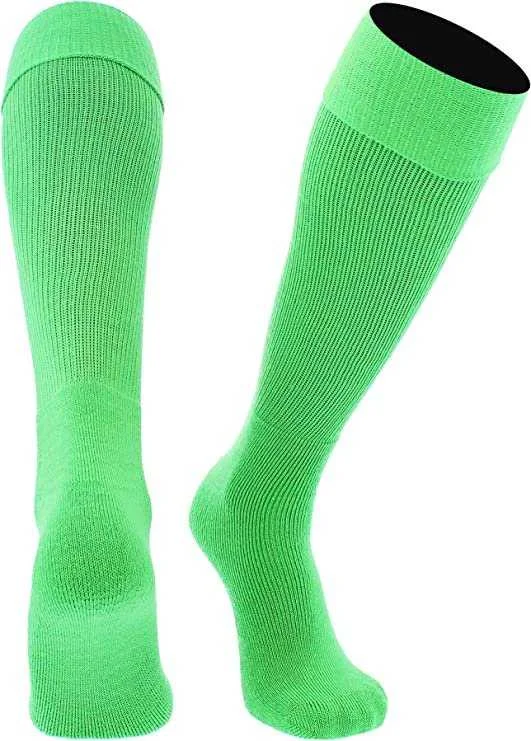 Casual Chic Sock for Women-TCK Multisport Acrylic Knee High Tube Socks - Lime