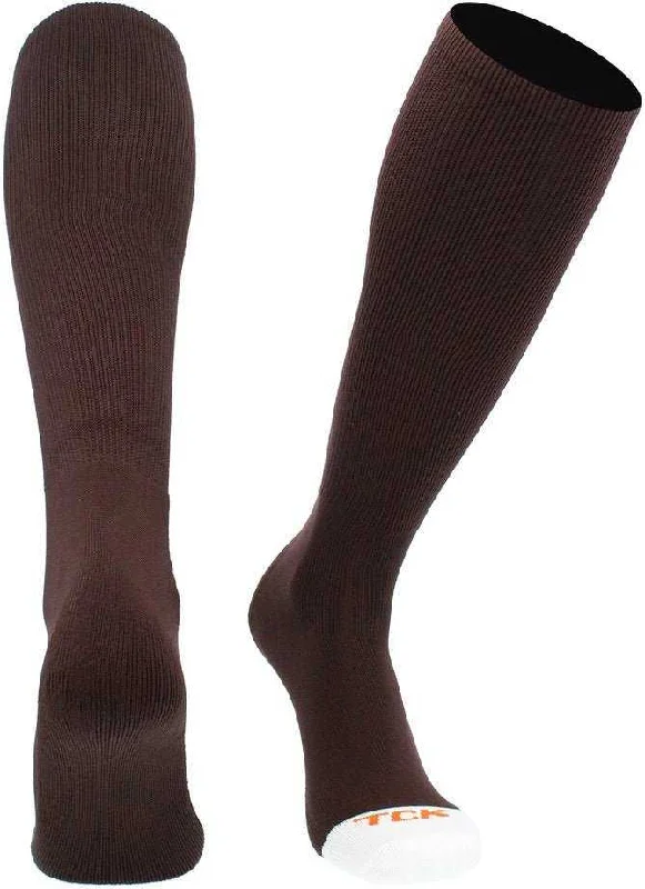 Split Toe Sock for Comfort-TCK Prosport Performance Knee High Tube Socks - Brown