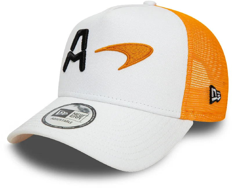 Cowboy Hat for Women-Arrow McLaren Indy Car New Era Essentials E-Frame Trucker Cap