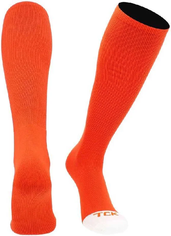 Cotton Sock for Kids-TCK Prosport Performance Knee High Tube Socks - Orange