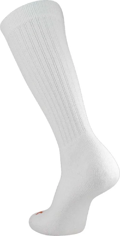 Fleece Lined Sock for Winter-TCK Reacs Acrylic Mid Calf Socks - White