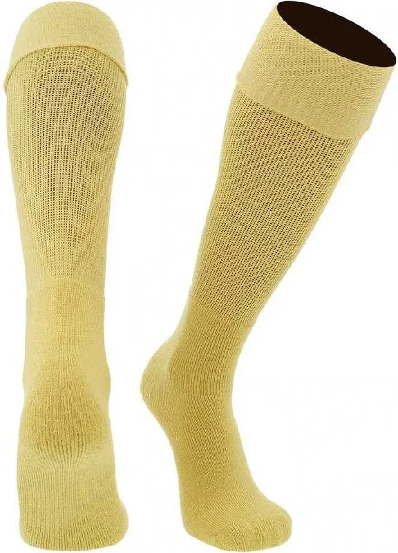 Pilates Grip Sock for Women-TCK Multisport Acrylic Knee High Tube Socks - Vegas Gold