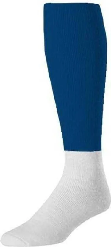 Book Lover Sock for Women-TCK Pro Colored Top / White Football Socks - Navy White