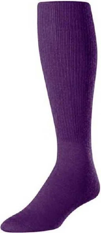 UV Protection Sock for Summer-TCK Pro Solid Color Football Socks - Purple