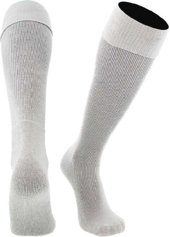 Fancy Sock for Men-TCK Multisport Acrylic Knee High Tube Socks - Gray