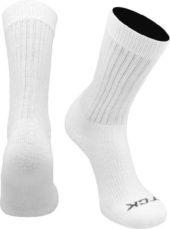 Thermal Sock for Women-TCK Reacs Acrylic Crew Socks - White