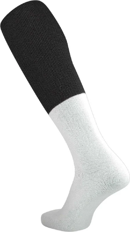 Breathable Sock for Women-TCK Varsity Football 2-Color Tube Socks - Black White