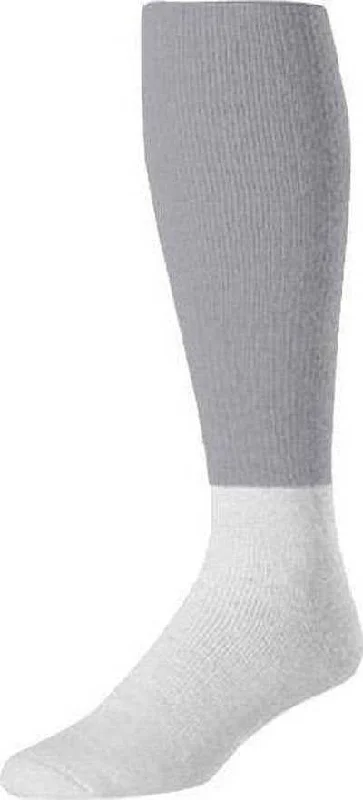 Sci-Fi Sock for Men-TCK Pro Colored Top / White Football Socks - Grey White