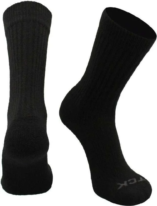 Thermal Sock for Men-TCK Reacs Acrylic Crew Socks - Black