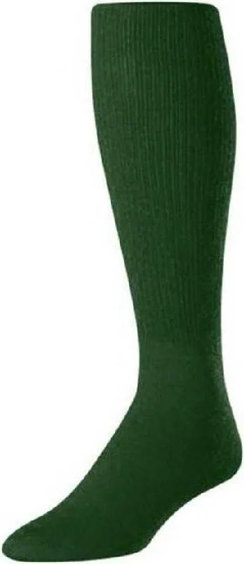 Festival Sock for Women-TCK Pro Solid Color Football Socks - Dark Green