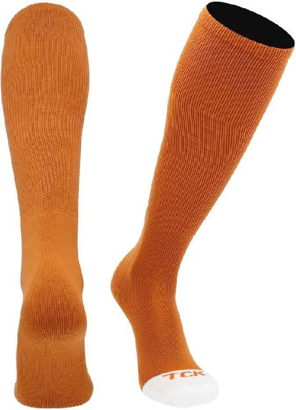 Merino Wool Sock for Men-TCK Prosport Performance Knee High Tube Socks - Texas Orange