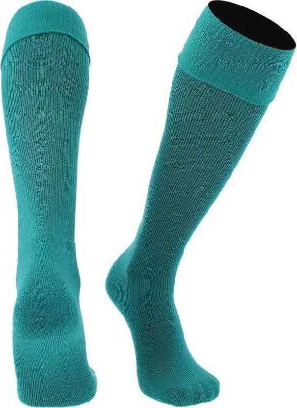 Grip Sock for Yoga-TCK Multisport Acrylic Knee High Tube Socks - Turquoise