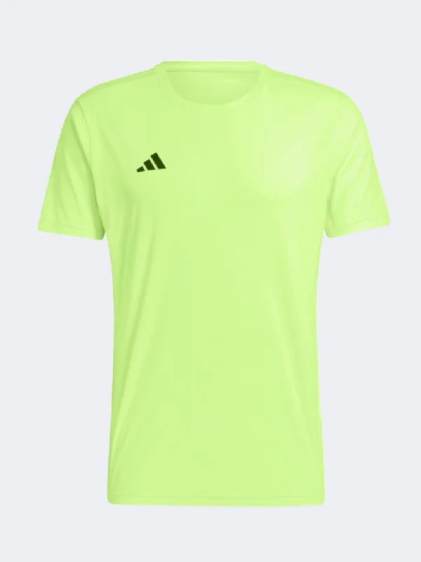 Lounge T-Shirt for Men-Adidas Adizero Essentials Men Running T-Shirt Lucid Lemon