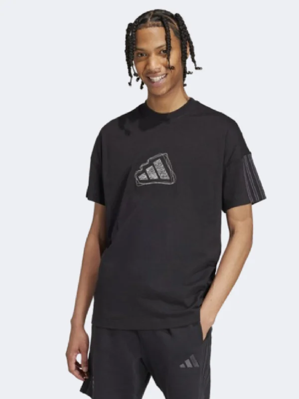 Lounge T-Shirt for Women-Adidas All Szn Men Sportswear T-Shirt Black