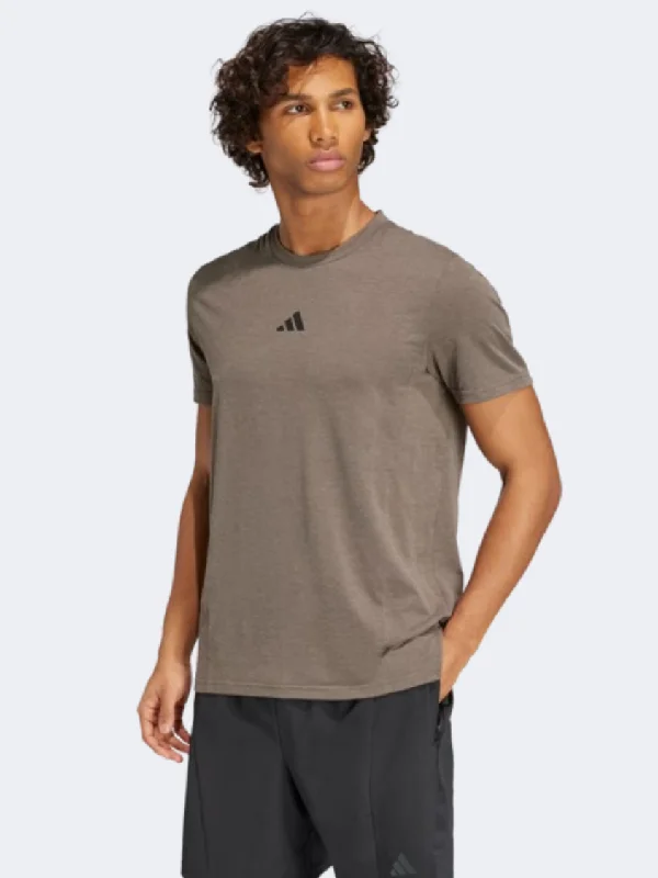 Anti-Odor T-Shirt for Women-Adidas D4T Men Training T-Shirt Shadow Olive