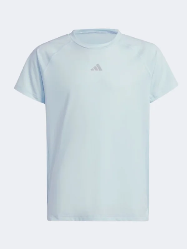 Oversized T-Shirt for Women-Adidas Girls Sportswear T-Shirt Mint/Silver