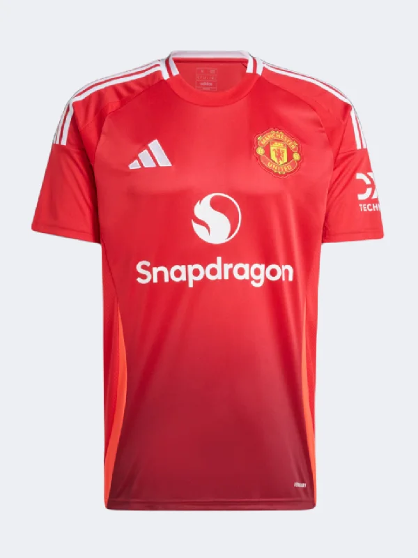 Military T-Shirt for Women-Adidas Mu Fc Home Men Football T-Shirt Red