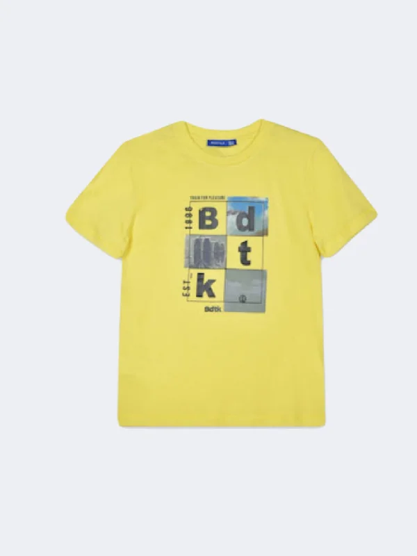 Punk T-Shirt for Women-Bodytalk Boys Lifestyle T-Shirt Minions Yellow