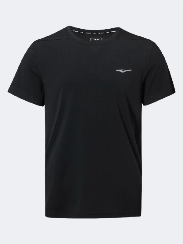 Anniversary T-Shirt for Men-Erke Men Running T-Shirt Black