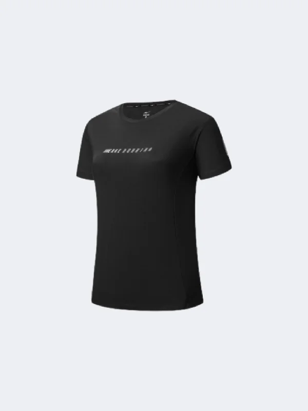 Hiking T-Shirt for Men-Erke Women Training Neck T-Shirt Black