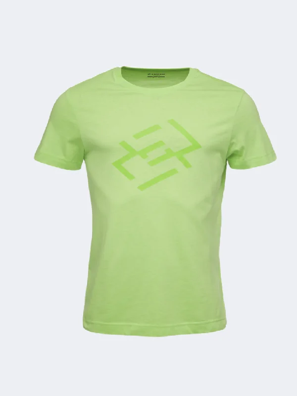 Soccer T-Shirt for Men-Lotto Smart You Men Lifestyle T-Shirt Sharp Green