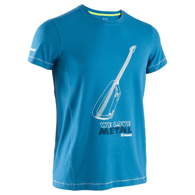 Spring T-Shirt for Men-Men's Climbing Shirt Blue