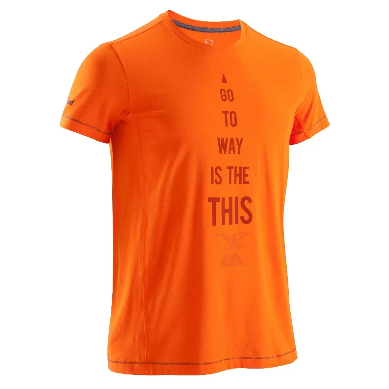 Holiday T-Shirt for Men-Men's Climbing Shirt Orange