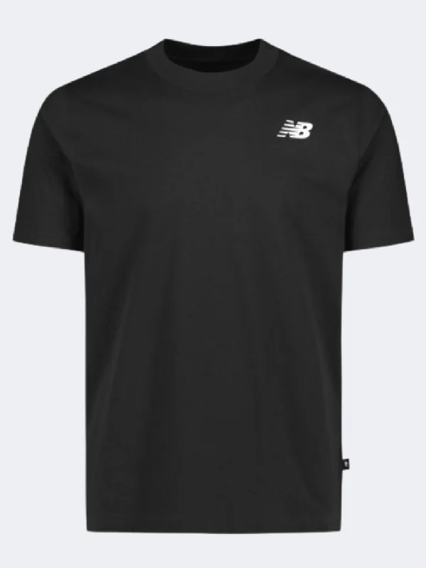 Outdoor T-Shirt for Women-New Balance Sport Essentials Arch Graphic Men Lifestyle T-Shirt Black