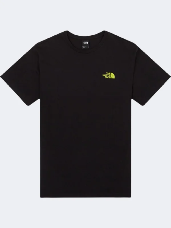 Printed T-Shirt for Men-The North Face Festival Men Lifestyle T-Shirt Black/Yellow