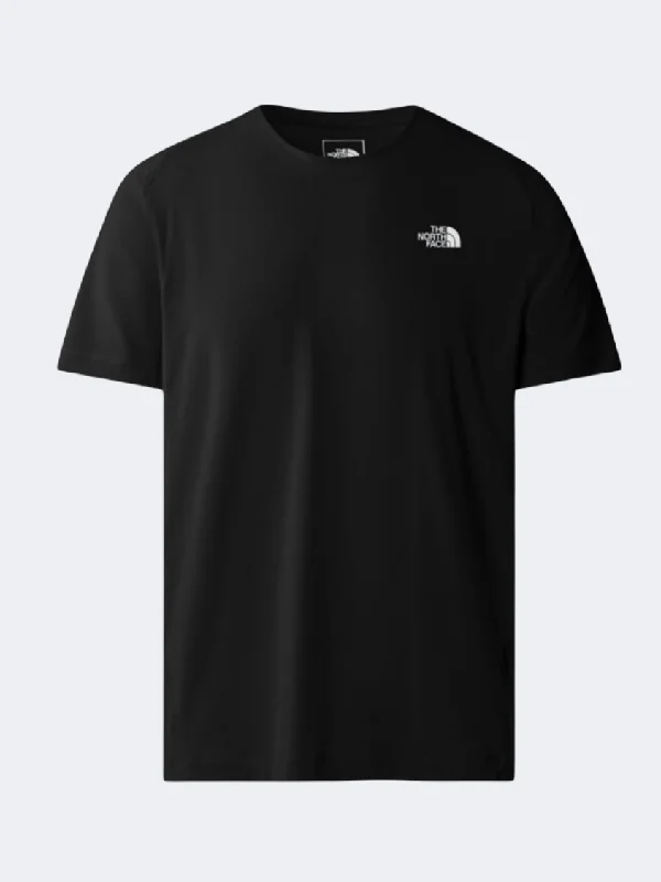 Retro T-Shirt for Men-The North Face Lightning Alpine Men Hiking T-Shirt Black