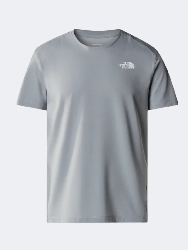 Retro T-Shirt for Women-The North Face Lightning Alpine Men Hiking T-Shirt Monument Grey