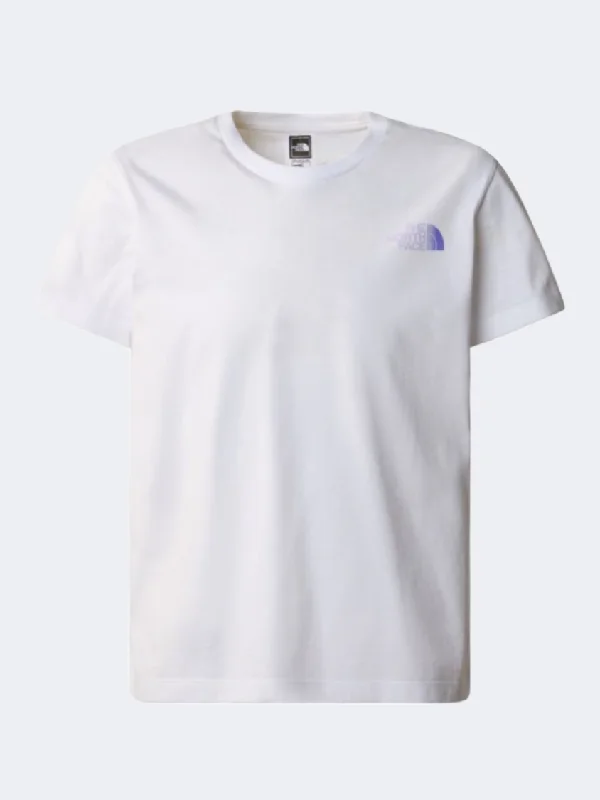 Striped T-Shirt for Women-The North Face Relaxed Girls Lifestyle T-Shirt White