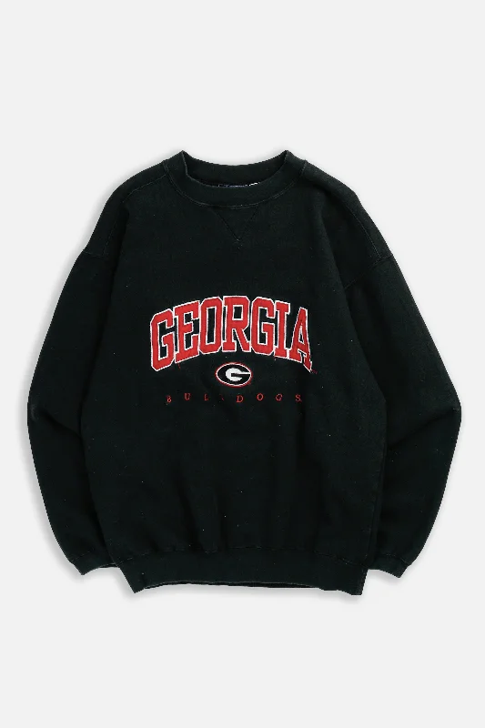 Long Sleeve Hindu Shirts-Vintage Georgia Bulldogs Sweatshirt - M