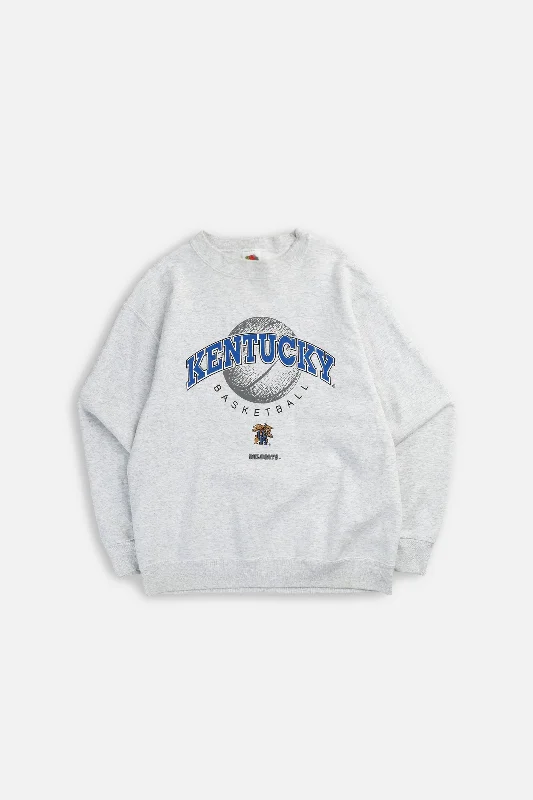 Long Sleeve Compression Shirts-Vintage Kentucky Basketball Sweatshirt - L