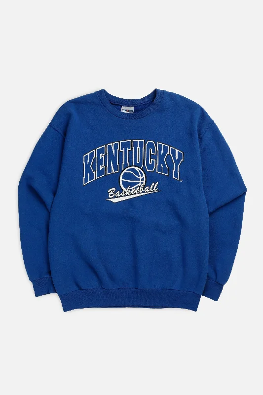 Long Sleeve Anniversary Shirts-Vintage Kentucky Basketball Sweatshirt - M